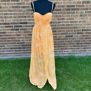 Tropical sherbet maxi dress